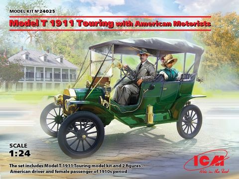 ICM 1:24 Model T 1911 Touring W/AmericanMot