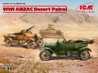 ICM 1:35 WWI Anzac Desert Patrol Model TLCP Utility Touring