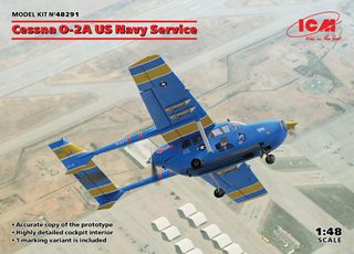 ICM 1:48 Cessna O-2A Us Navy Service
