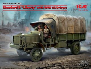 ICM 1:35 Standard B Liberty With Drivers