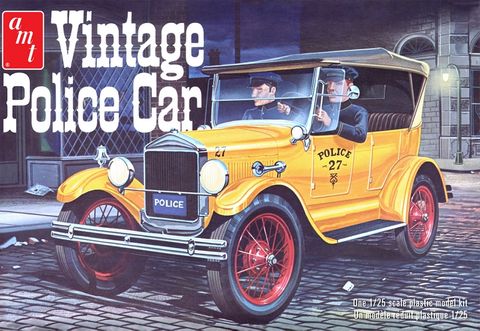 AMT 1:25 1927 Ford T Vintage Police Car