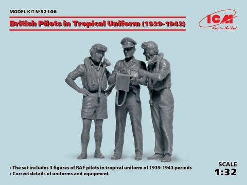 ICM 1:32 British Pilots Tropical (1939-43)