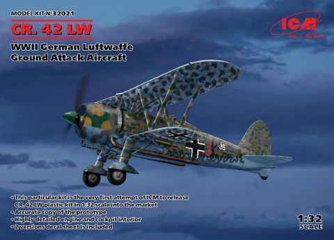 ICM 1:32 Cr. 42 Lw Wwii German Aircraft*K