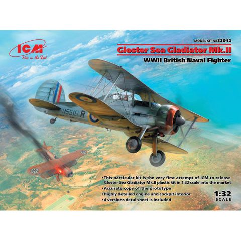 ICM 1:32 Gloster Sea Gladiator Mk.Ii