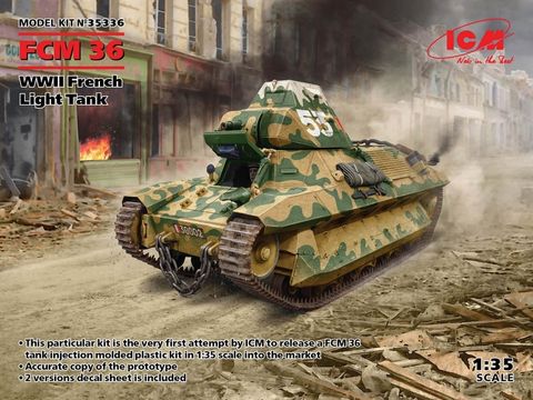 ICM 1:35 Fcm 36 French Light Tank