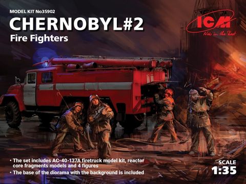 ICM 1:35 Chernobyl#2. Fire Fighters