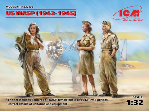 ICM 1:32 Us Wasp (1943-1945) (3 Figures)(10