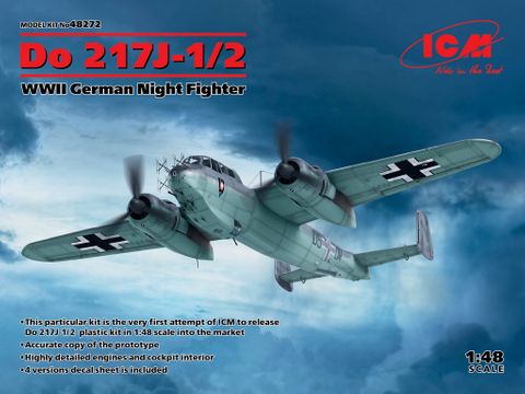 ICM 1:48 Do 217J-1/2 Wwii German NightFighter