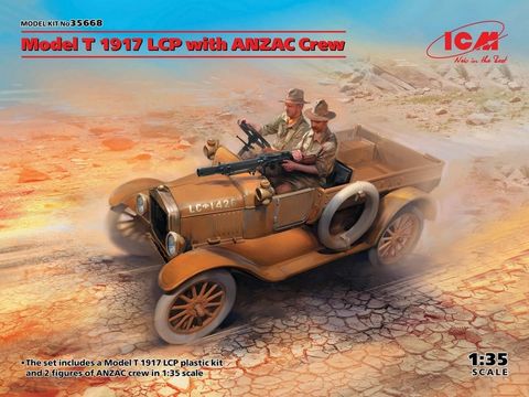 ICM 1:35 Model T 1917 LCP w/ ANZAC Crew