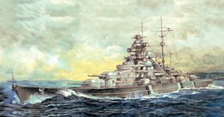 I Love Kit 1:700 German Bismarck Battleship