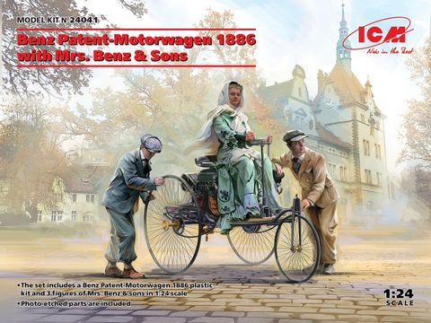 ICM 1:24 Benz Patent-Motorwagen 1886 With Mr