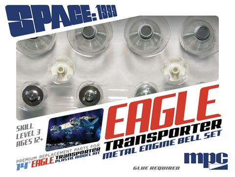 MPC Space: 1999 Metal Engine Bell Set For MPC913   *K