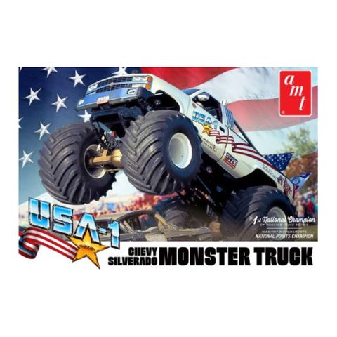 AMT 1:25 USA-1 Chevy Silvarado Monster Truck