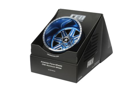 Cen Racing Forged Alloy CNC American Force Legend SS8 Wheel (-18,Blue)