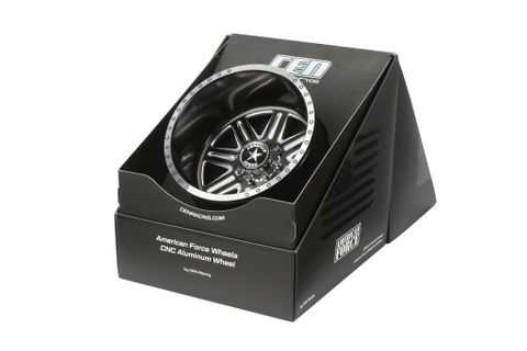 Cen Racing Forged Alloy CNC American Force Legend SS8 Wheel (-18,Black