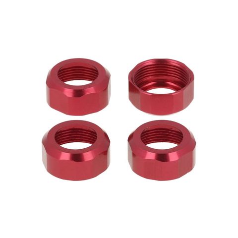 Cen Racing Shock Cap (Red Anodized) 4pcs