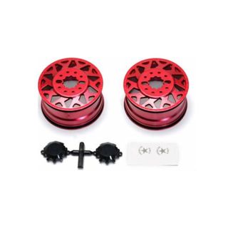 CEN Racing American Force H01 CONTRA Wheel (Red, w/ blk cap)