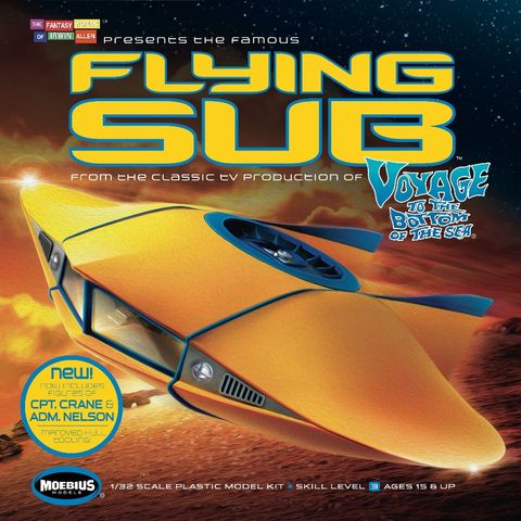 Moebius 1:32 VTTBS Flying Sub  *K