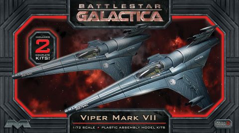 Moebius 1:72 Viper MKVII (2 pack) BattleStar Galactica  *K