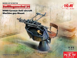 ICM 1:35 Zwillingssockel 36, WWII GermanMachine Gun