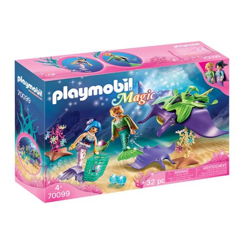 Playmobil Pearl Collectors with Manta Ray