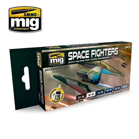 Ammo Space Fighters Sci-Fi Colour Set
