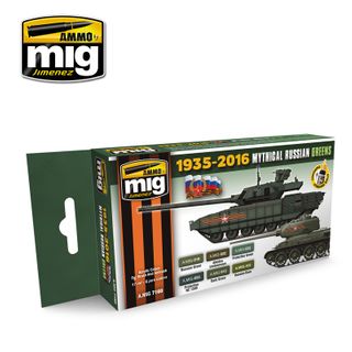 Ammo Mythical Russian Green Colour 1935-2016 Set