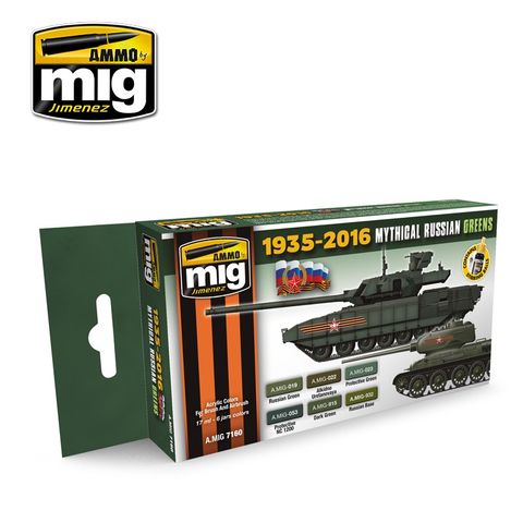 Ammo Mythical Russian Green Colour 1935-2016 Set