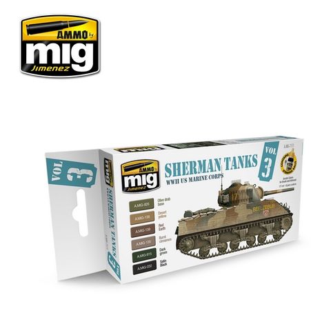 Ammo WWII US Marine Corps Sherman Tanks-Set