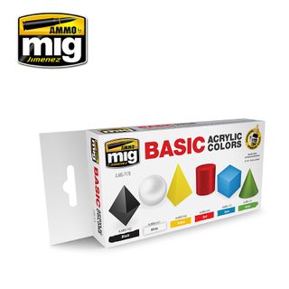 Ammo Basic Acrylic Colour Set