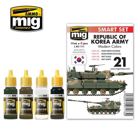 Ammo Republic Of Korea Army Modern Colour Set