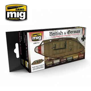 Ammo WWI British & German Colour Set