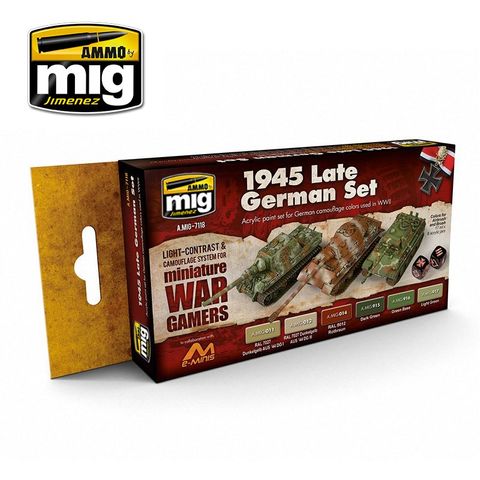 Ammo Wargame 1945 Late German Set