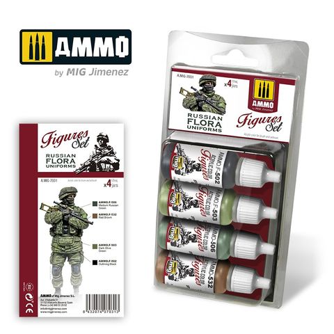 Ammo Russian Flora Uniforms. Figures Set