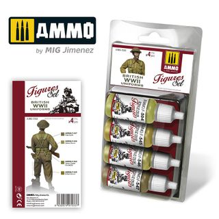 Ammo British Uniforms WWII. Figures Set