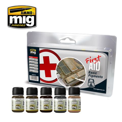 Ammo First Aid Basic Pigments Set