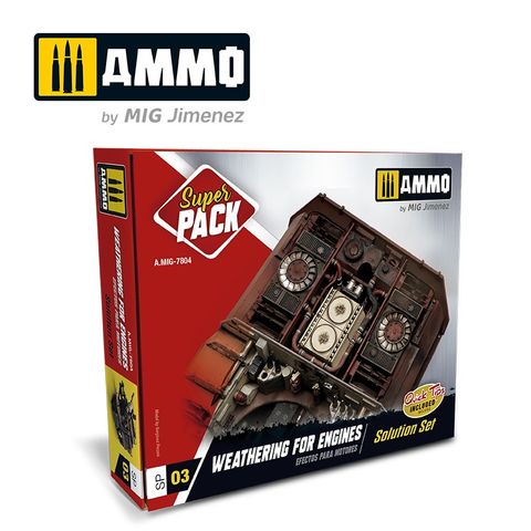 Ammo Weathering Engines Super Pack Set