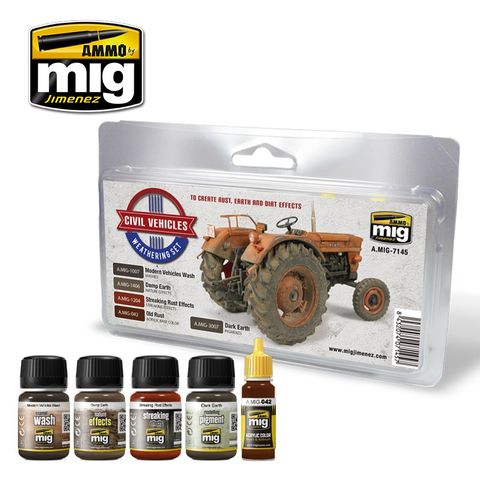 Ammo Civil Vehicles Weathering Set