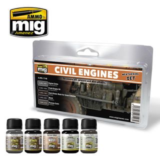 Ammo Civil Engines Weathering Set