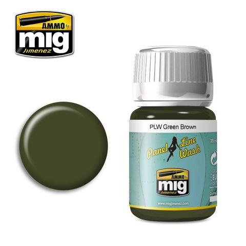 Ammo Panel Line Wash Green Brown 35ml