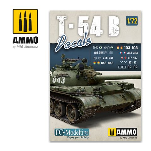 Ammo T-54B. Decals 1:72