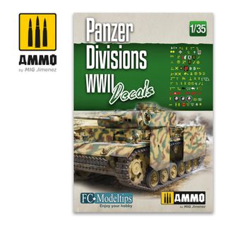 Ammo Panzer Divisions WWII. Decals 1:35