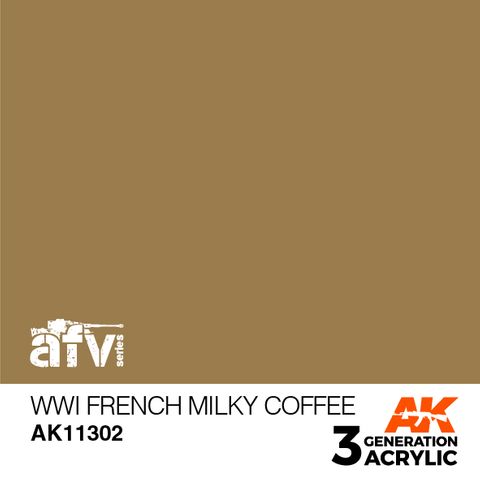 AK Interactive Acrylic WWI French MilkyCoffee