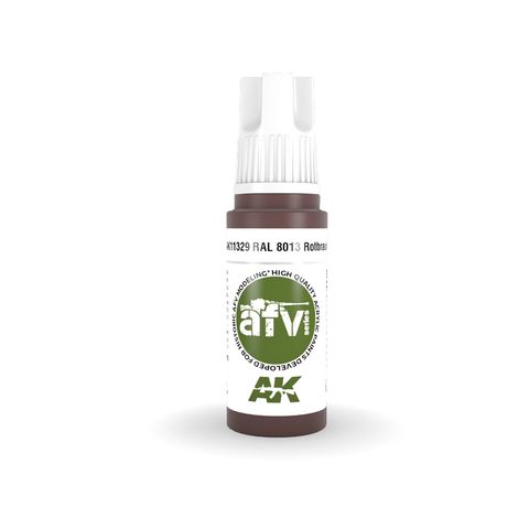 AK Interactive Acrylic RAL 8013 Rotbraunn