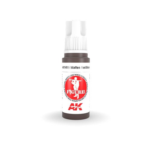 AK Interactive Acrylic Waffen Red Brown