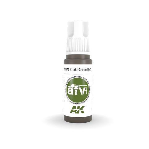 AK Interactive Acrylic Khaki Green No.3