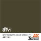 AK Interactive Acrylic British Dark Olive Green Pfi