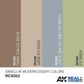 AK Interactive Real Colours Israeli Af Modern Desert Colours Set