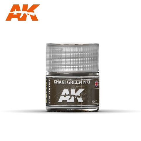 AK Interactive Real Colours Khaki GreenNº3  10ml