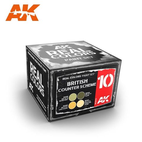 AK Interactive Real Colours British Counter Scheme Set